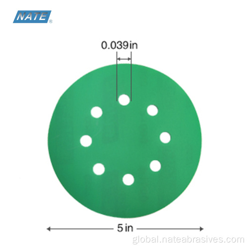 Flooring Industry Abrasives Green Sanding Disc 150mm green Film Abrasive Sandpaper Supplier